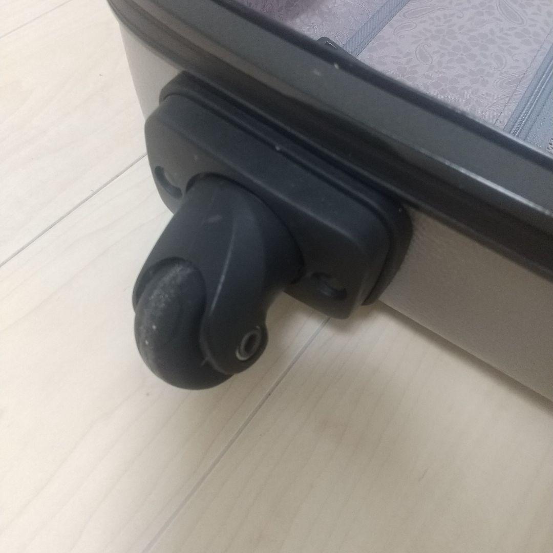 【美品】Samsonite シルバー 中型 ハード キャリーケース スーツケース