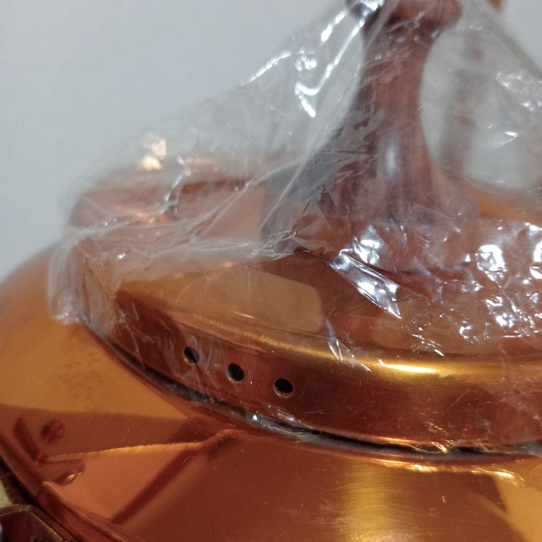 morico カナディアン ケトル 日本製 銅製やかん 木製ハンドル付き