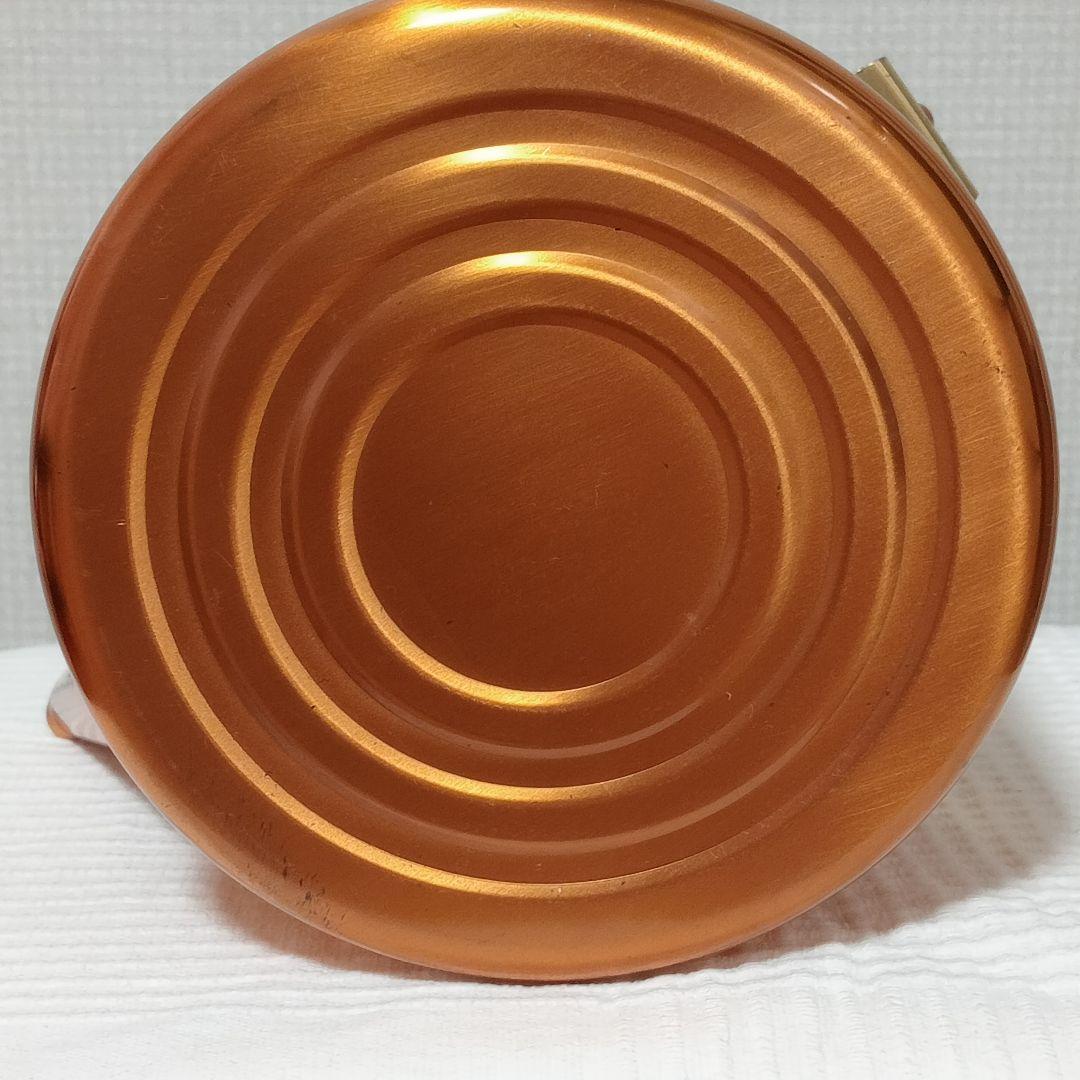 morico カナディアン ケトル 日本製 銅製やかん 木製ハンドル付き