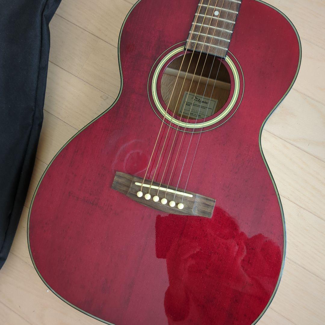 タカミネ　アコースティックギター レッド　保管品