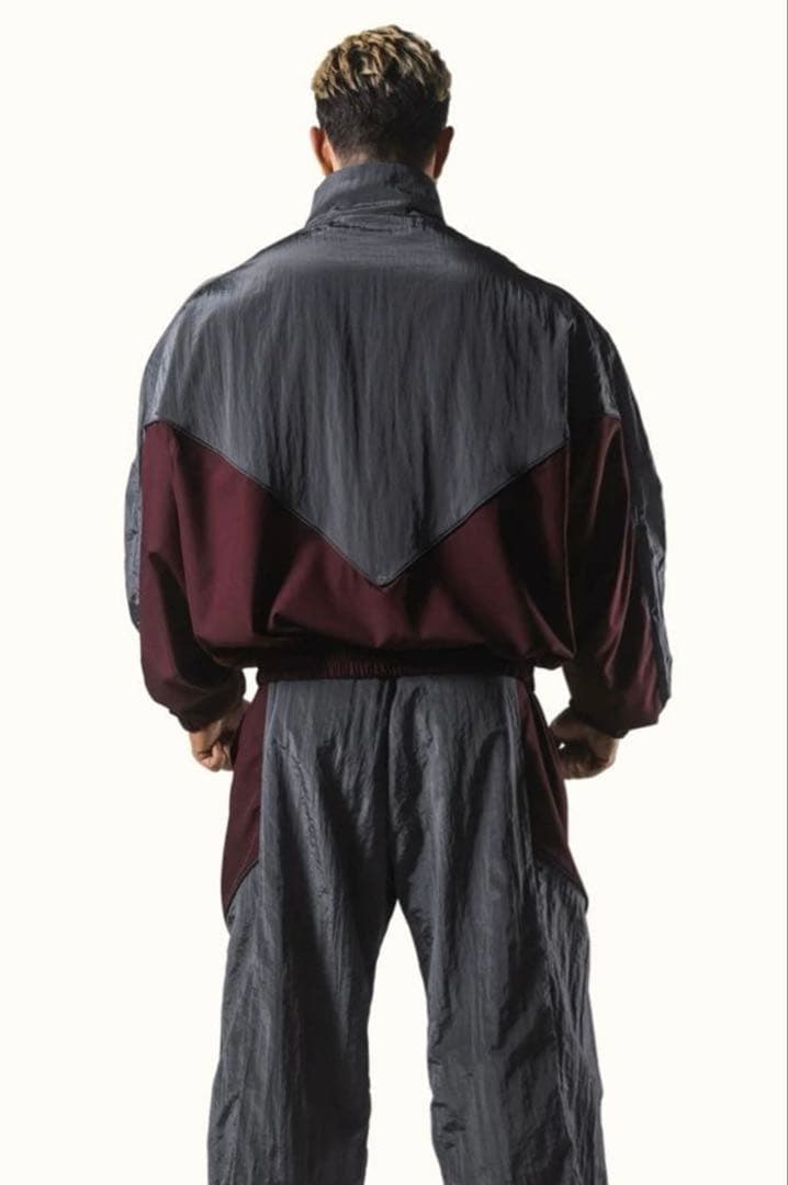 ジャケット・アウター V-FORM OVERSIZE TRACKJACKET - D.GREY L