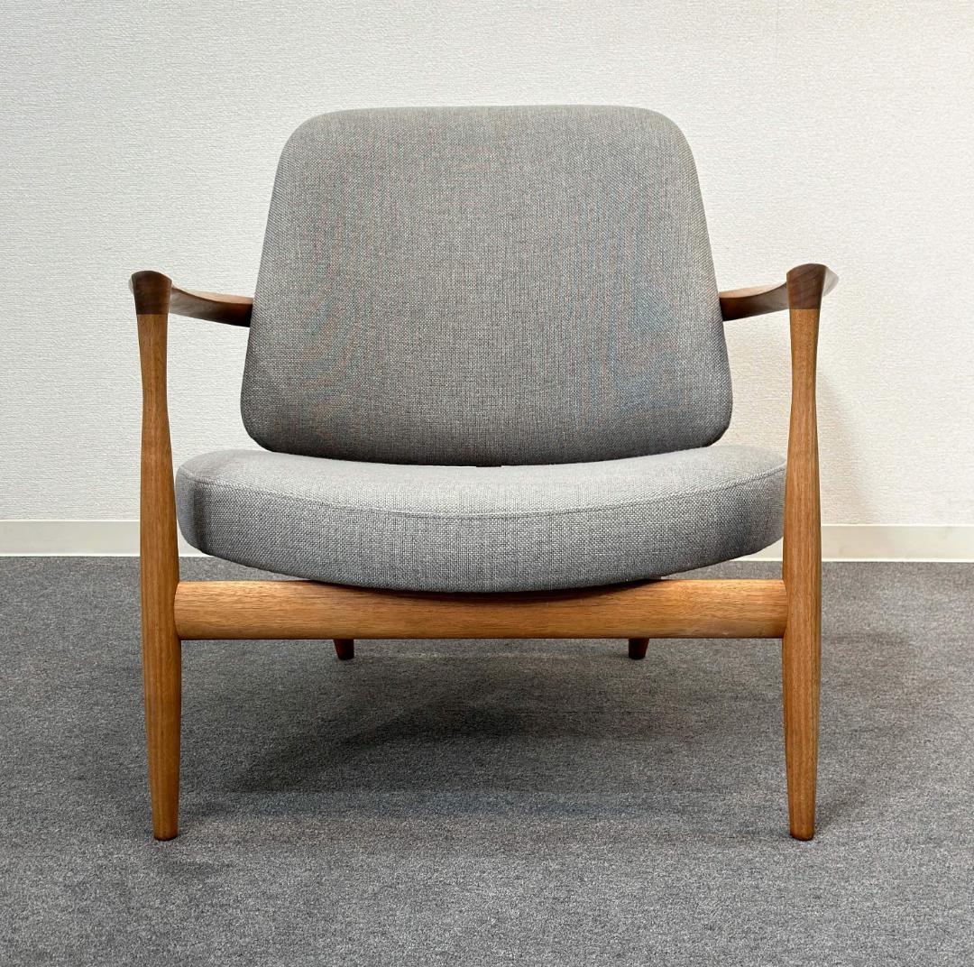 キタニ■IL-02 イージーチェア　1Pソファ グレー系 北欧デザイン