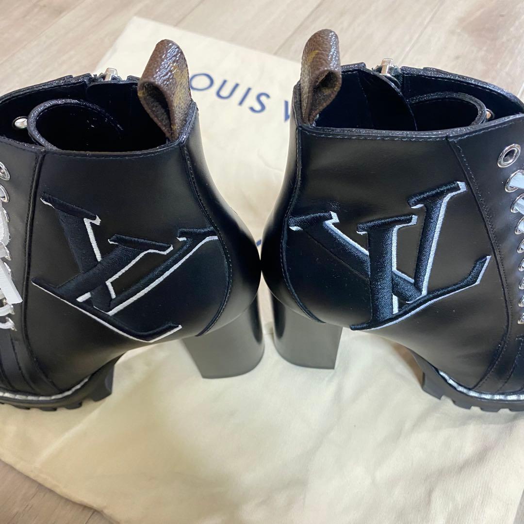 LOUIS VUITTON ルイヴィトン スタートレイルレザーブーツ23cm
