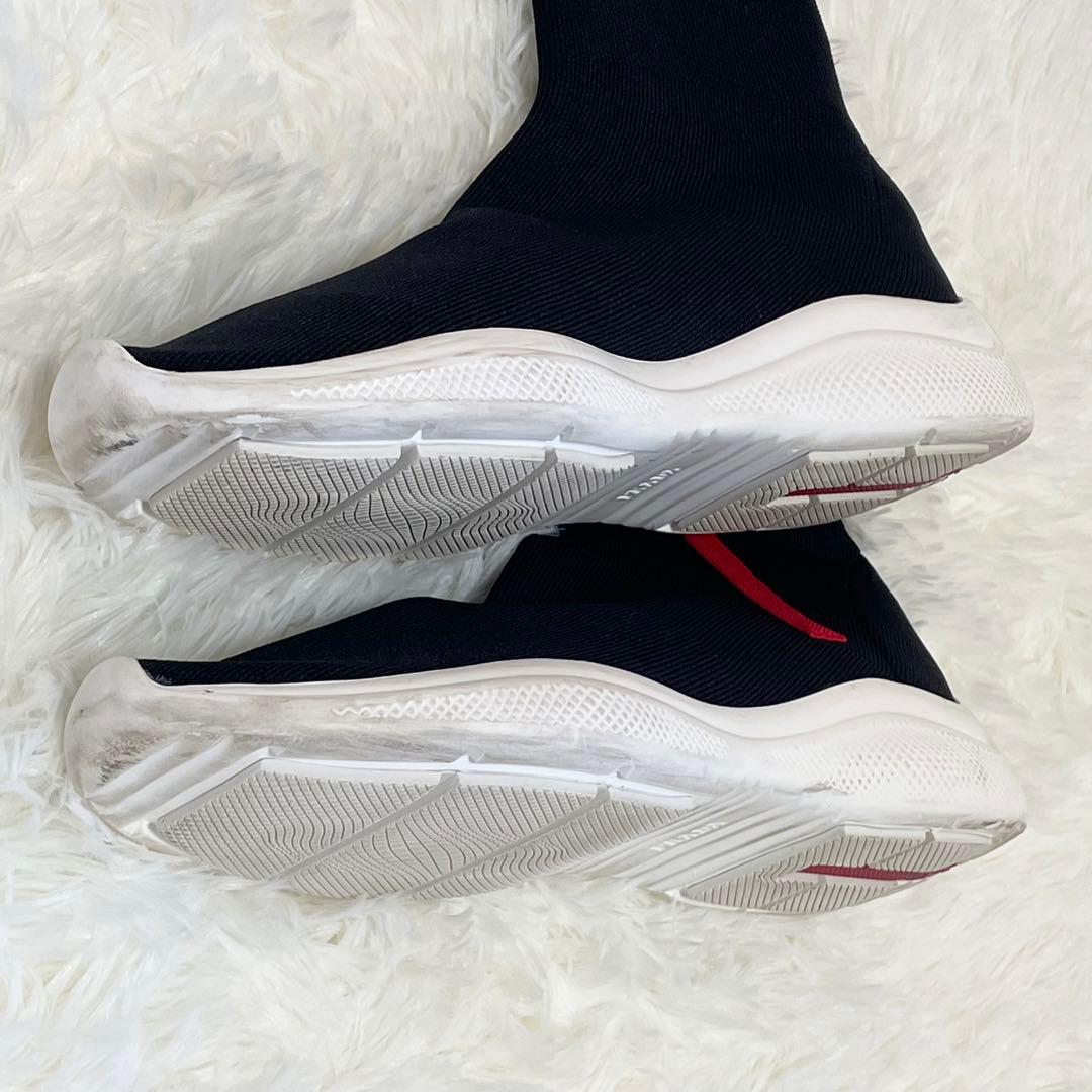 PRADA（プラダ）のハイソール ソックスブーツ 38