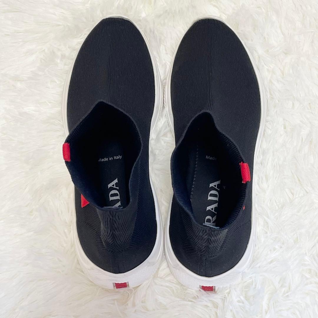 PRADA（プラダ）のハイソール ソックスブーツ 38