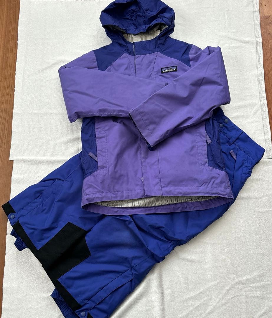 パタゴニアPatagonia 約130㎝スキーウェア上下インナー3点セット