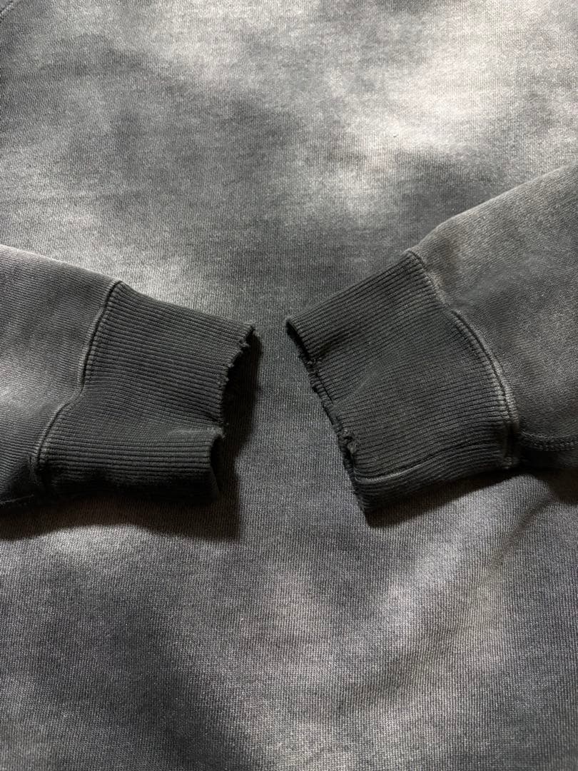 アットダーティー　DIRTY FIRE SWEAT\" ダメージ加工 フェード加工