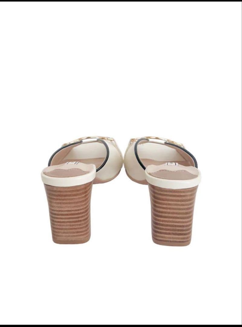 裏貼済 36 Herlipto Bit Square-Toe Mules