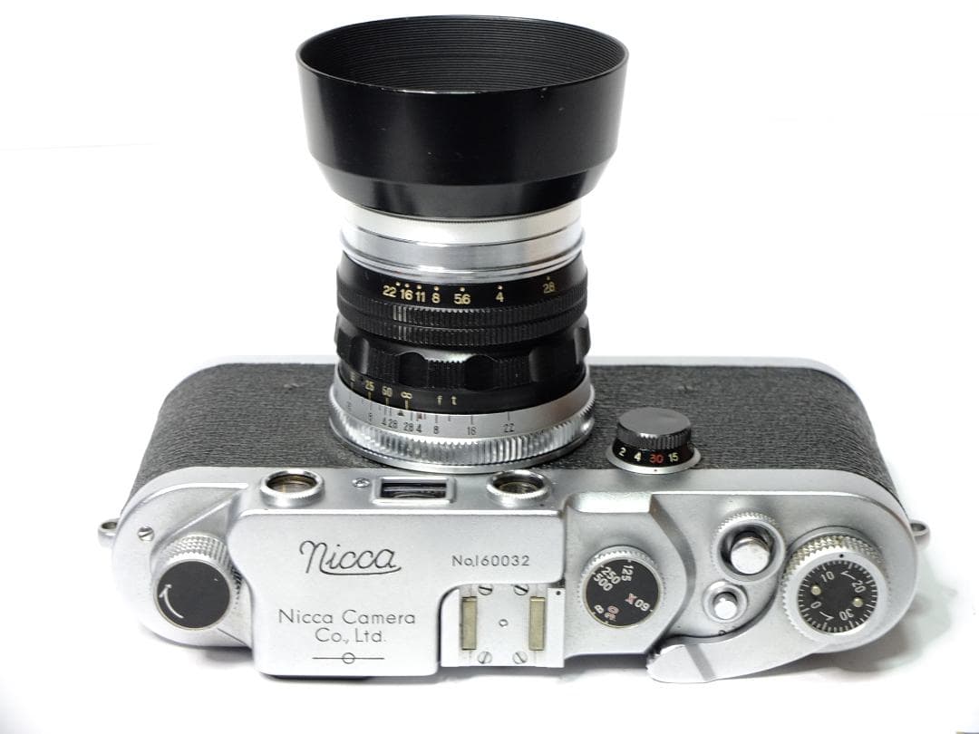 【実写確認整備品】ニッカType33／Nicca50mmf2.8フード付