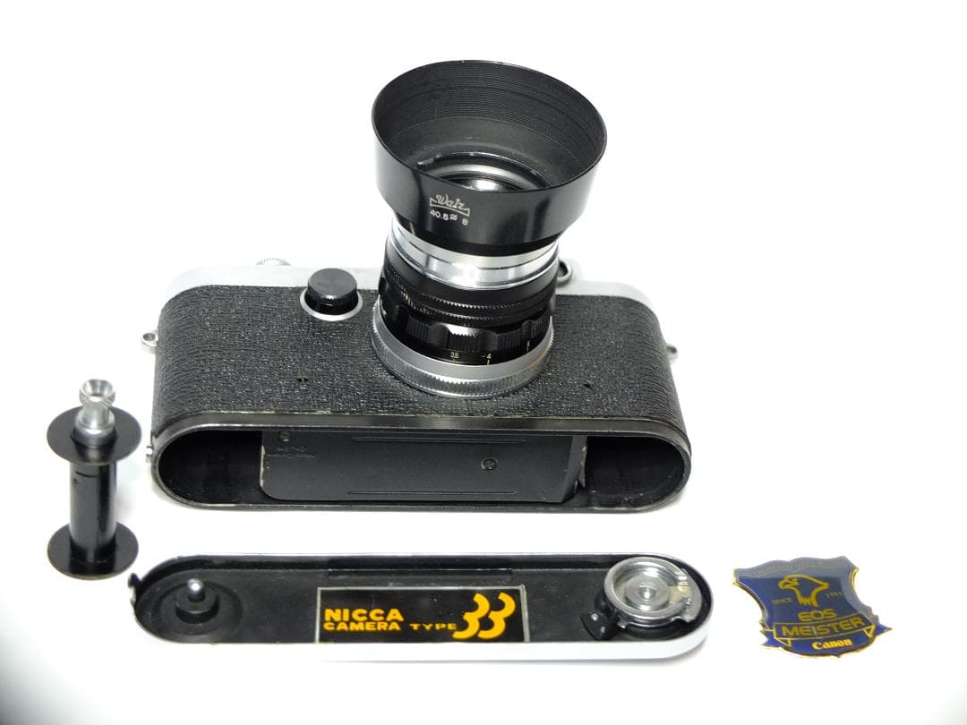 【実写確認整備品】ニッカType33／Nicca50mmf2.8フード付