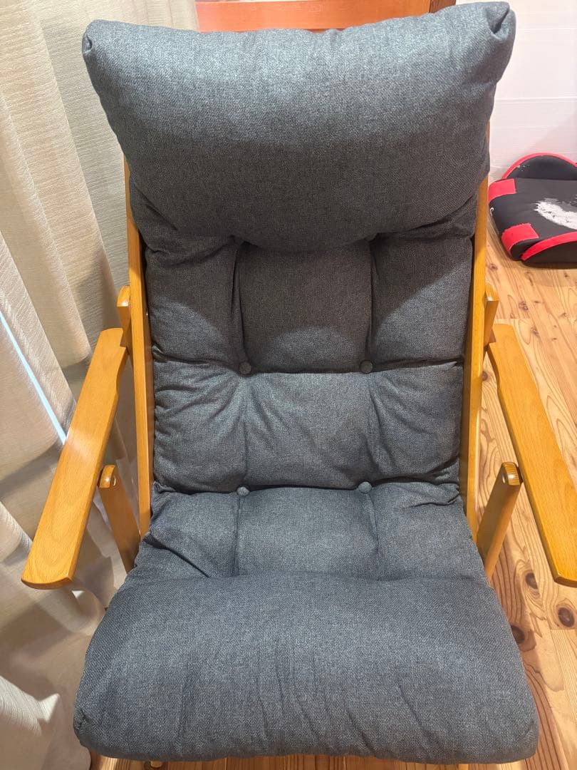 ニトリ パーソナルチェア アルシー-GY オットマン付き