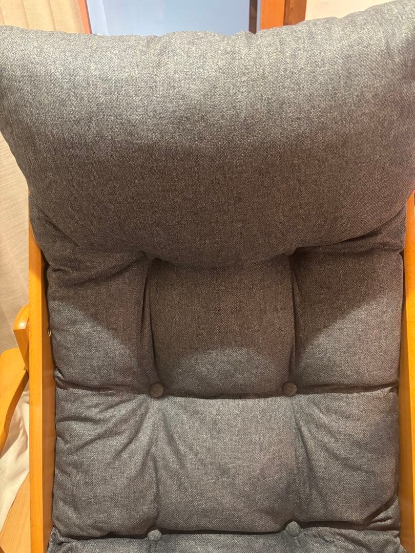 ニトリ パーソナルチェア アルシー-GY オットマン付き