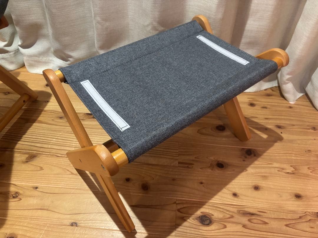 ニトリ パーソナルチェア アルシー-GY オットマン付き