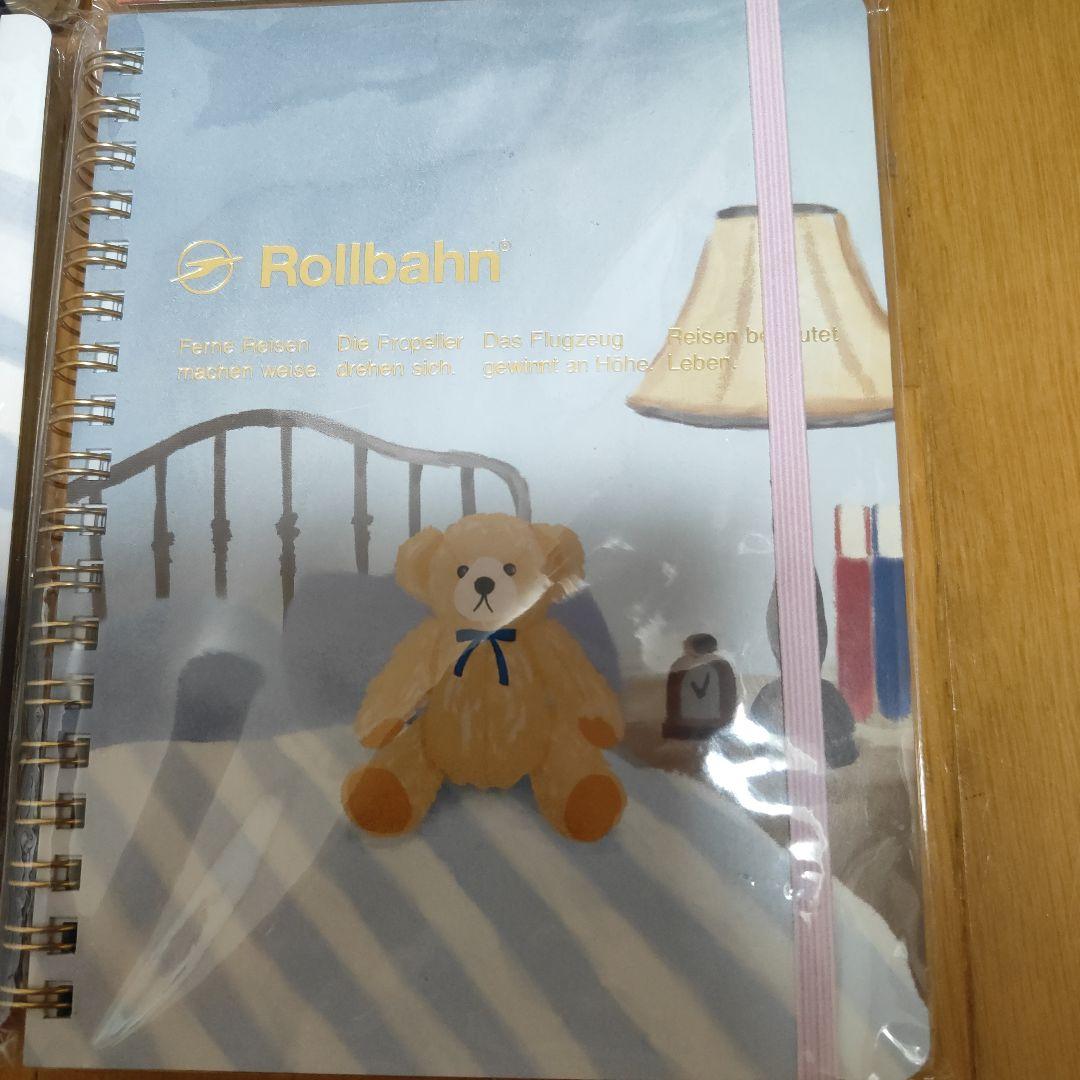 Rollbahn ノートセット 4冊　ロントゥモン　柴犬　くま　いちご　クッキー