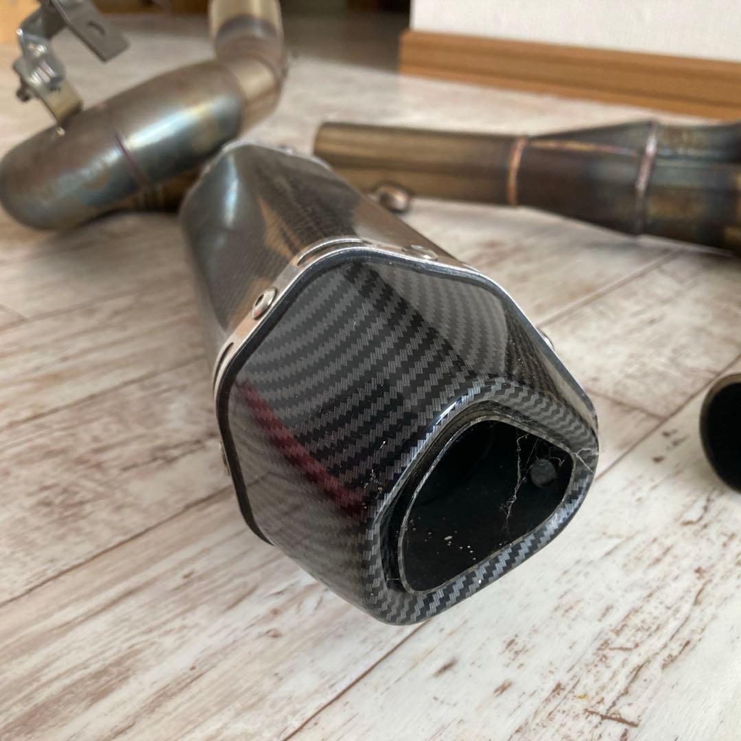 MT-09フルエキゾーストシステムマフラーカーボンスタイル