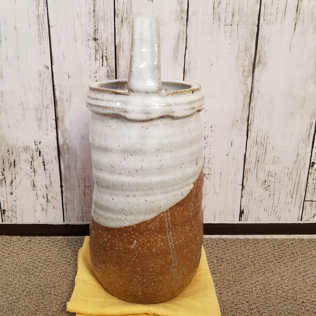 十二代 田原陶兵衛 手付 花入れ