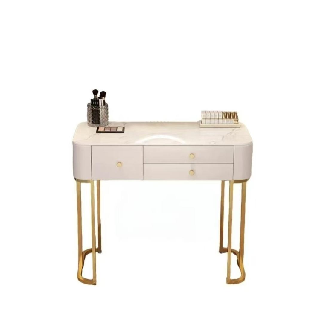 ホワイト ドレッサー デスクのみ 訳あり品　写真をご確認 J204-100-05