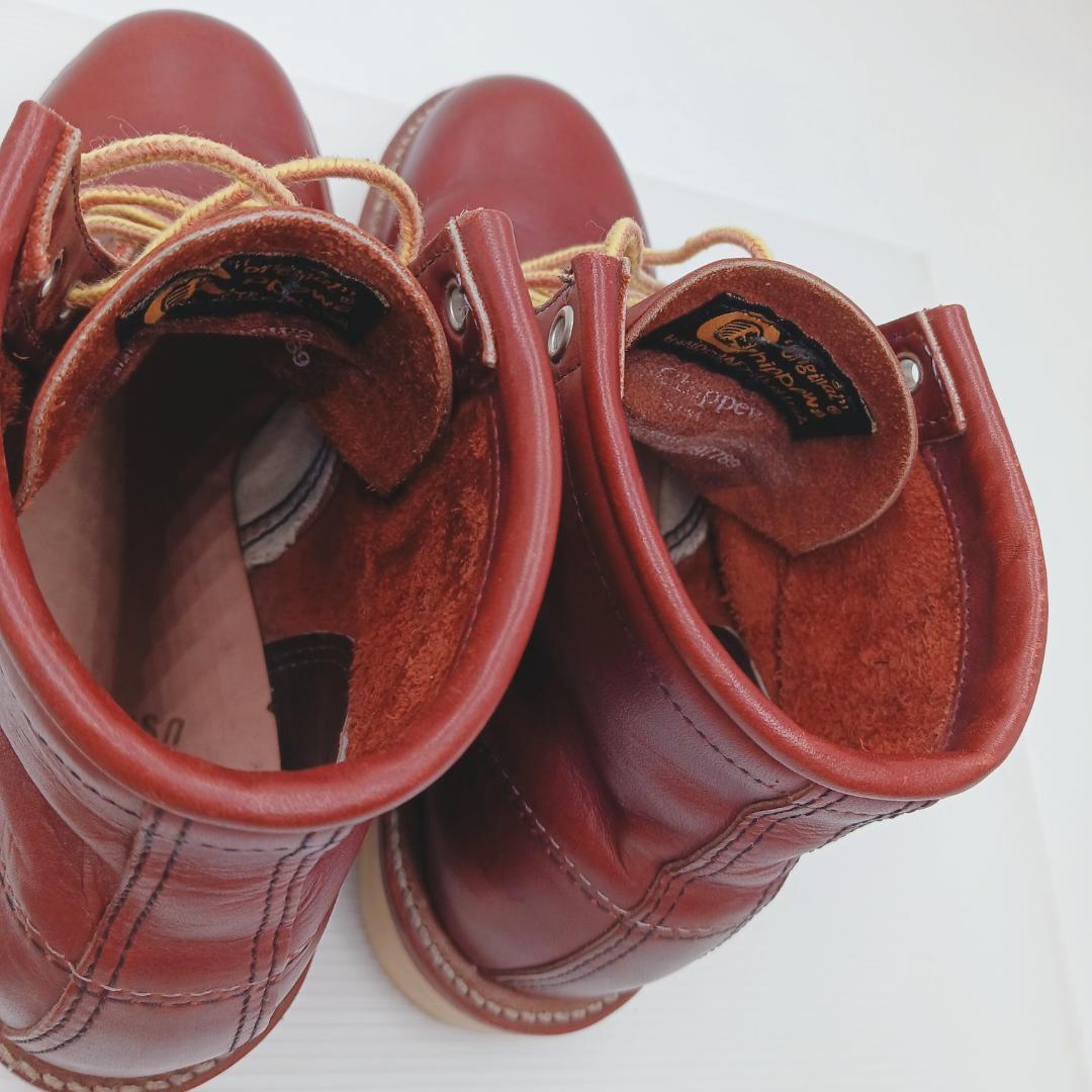 チペワ US7D 6INCH PLAIN TOE BOOTS Vibraｍ