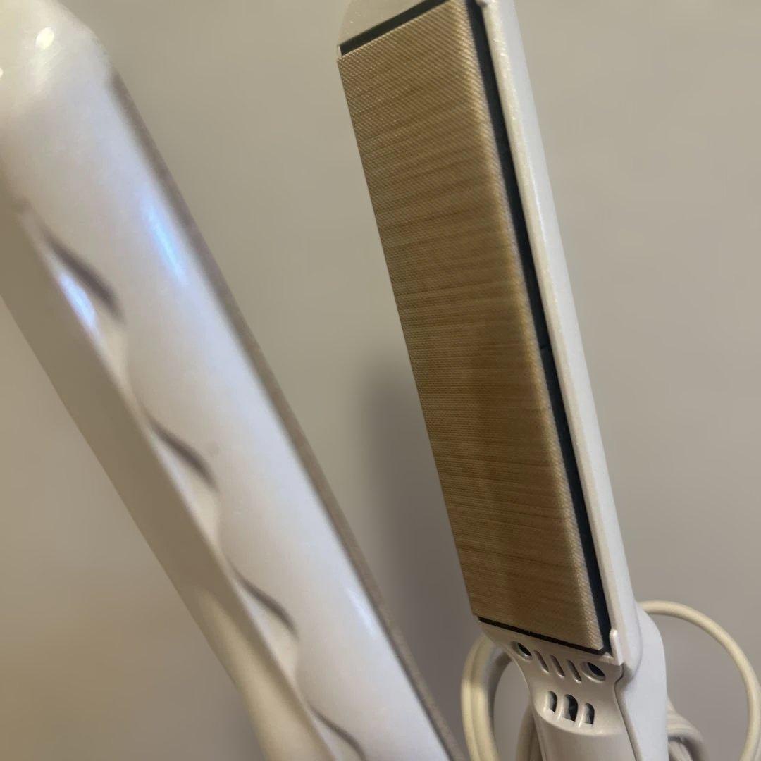 KINUJO ホワイト ストレートヘアアイロン(取扱説明書付き)