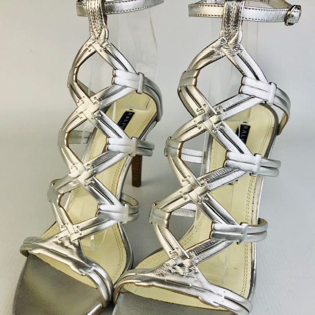 新品未使用★ラルフローレンコレクション★パープルレーベル レザー サンダル(8)