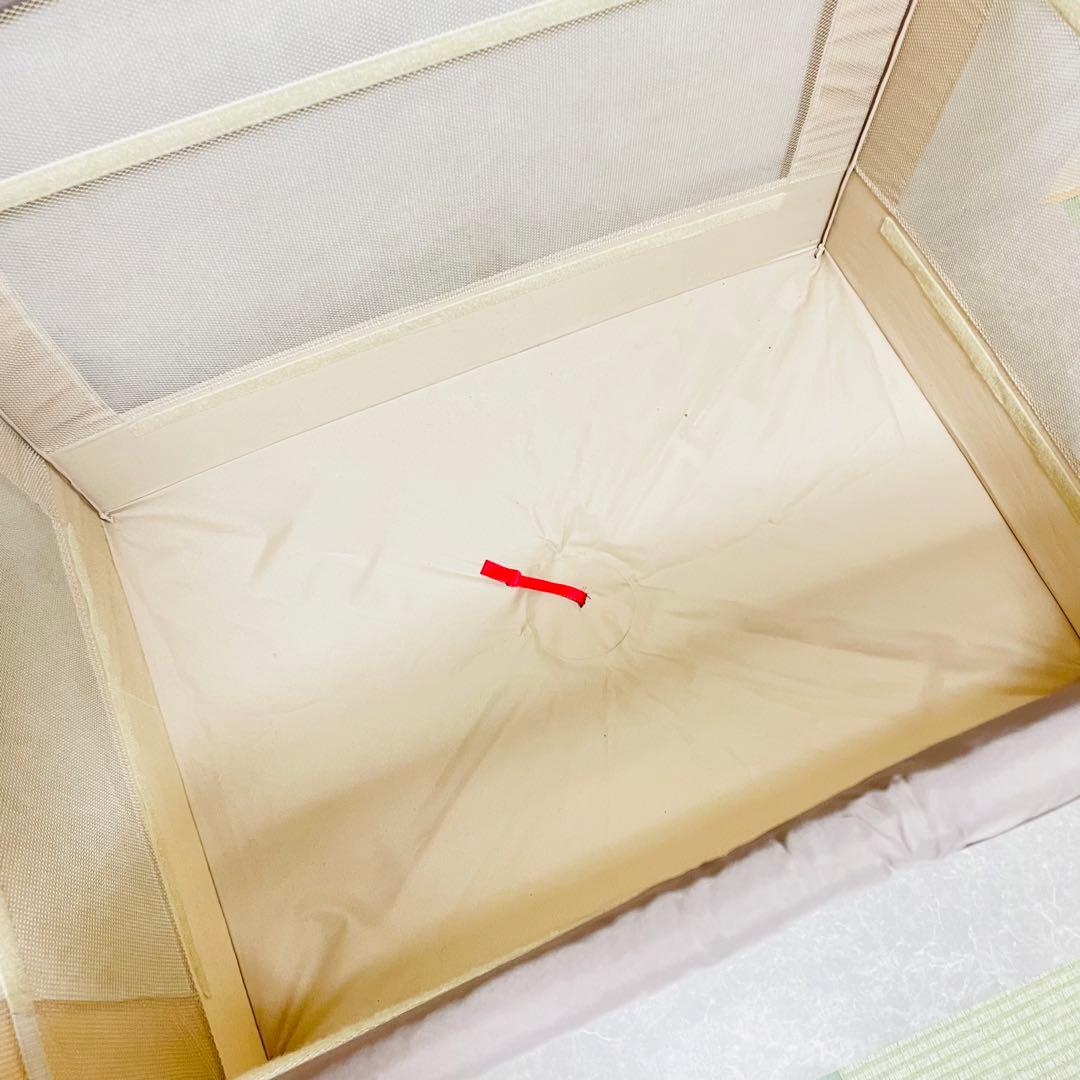 アップリカ ココネルエアー ポータブル ベビーベッド ココアブラウン 66047