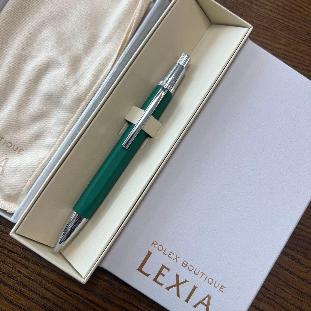 ROLEX グリーン ボールペン 本体　マイクロファイバークリーナークロス