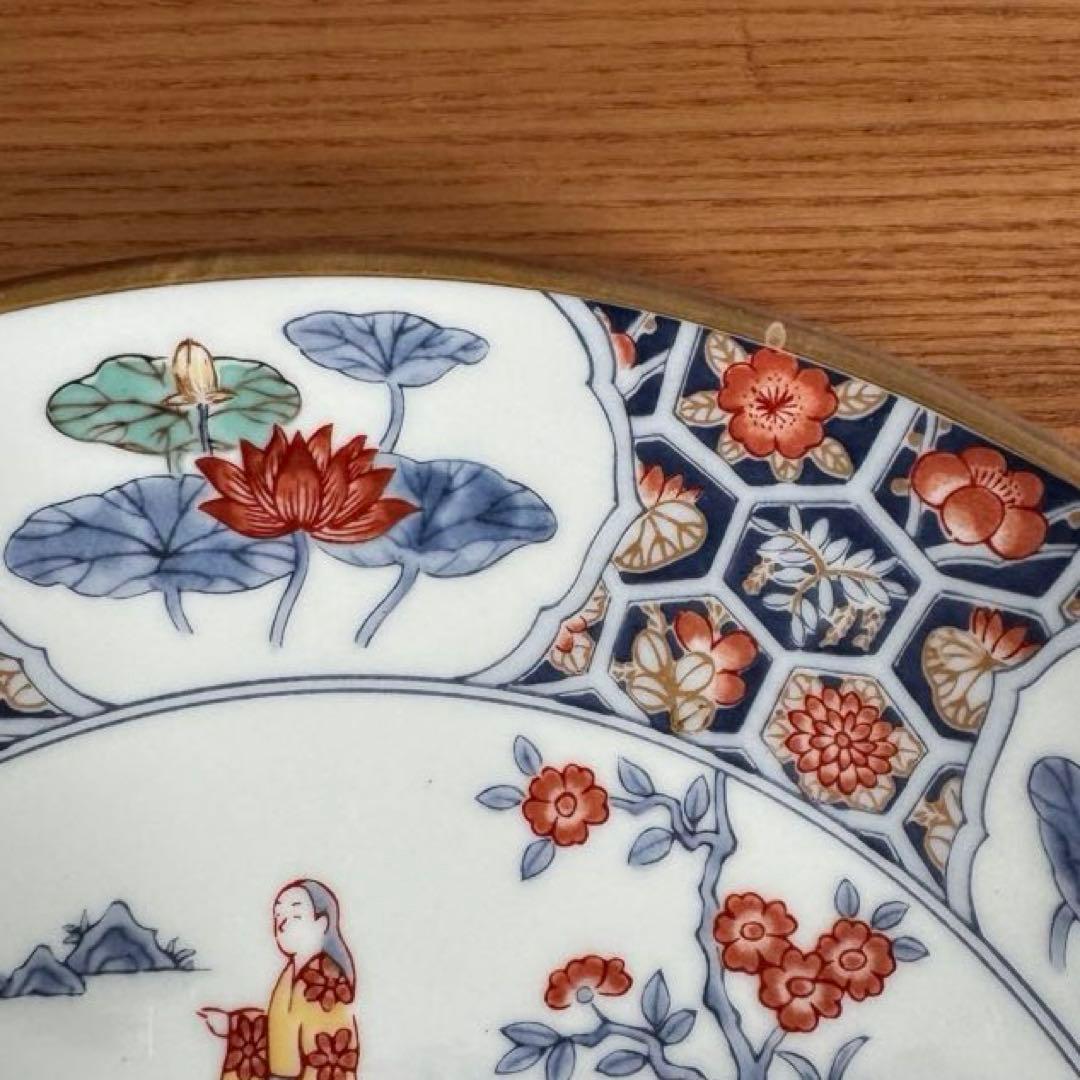 有田焼 香蘭社 フランクリン・ポーセリン 限定版絵皿 花の宴の内 2枚セット☆