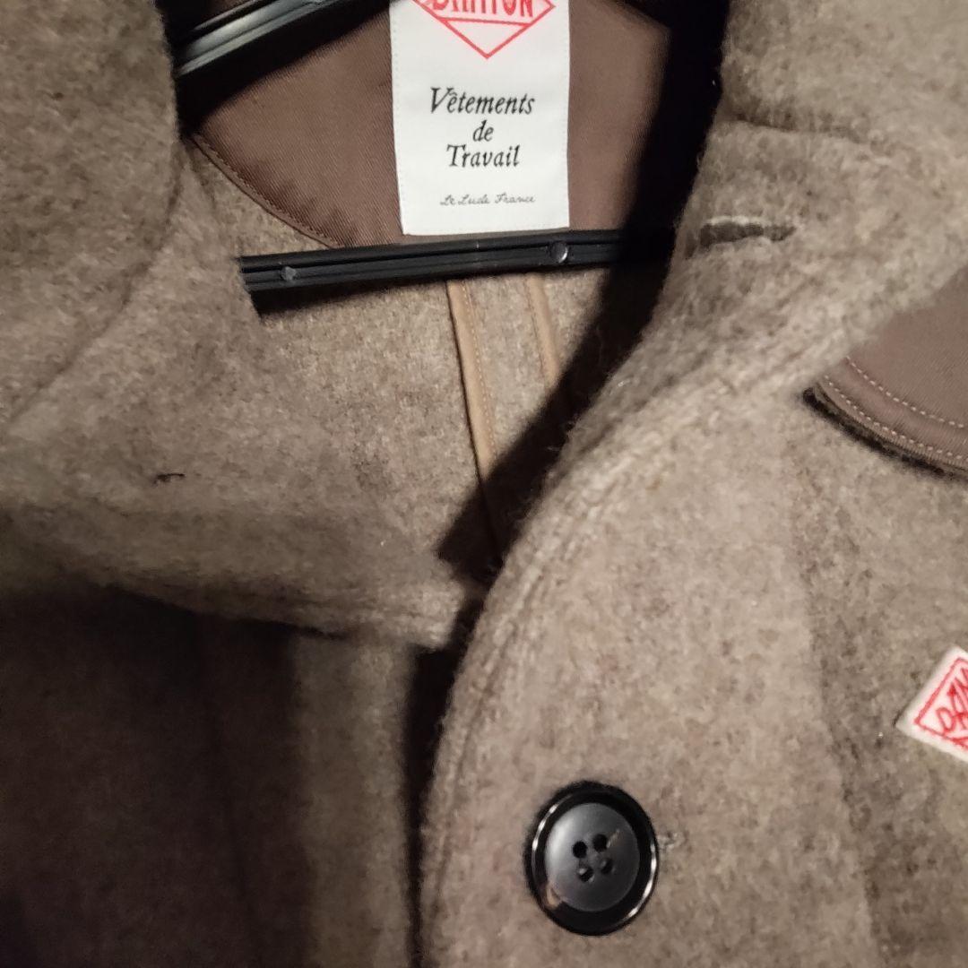 美品DANTON/ダントン　ウールラウンドカラージャケット　36　日本製　コート