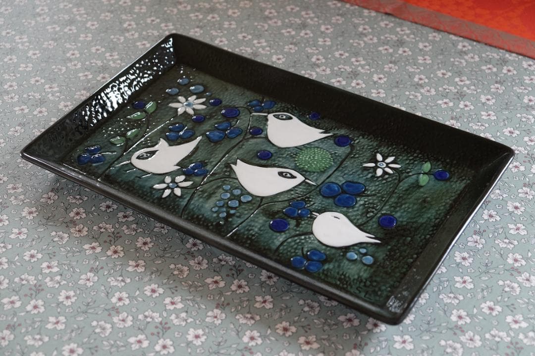 ロールストランド/シルヴィア・レウショヴィウス/陶板/プレート/リサラーソン