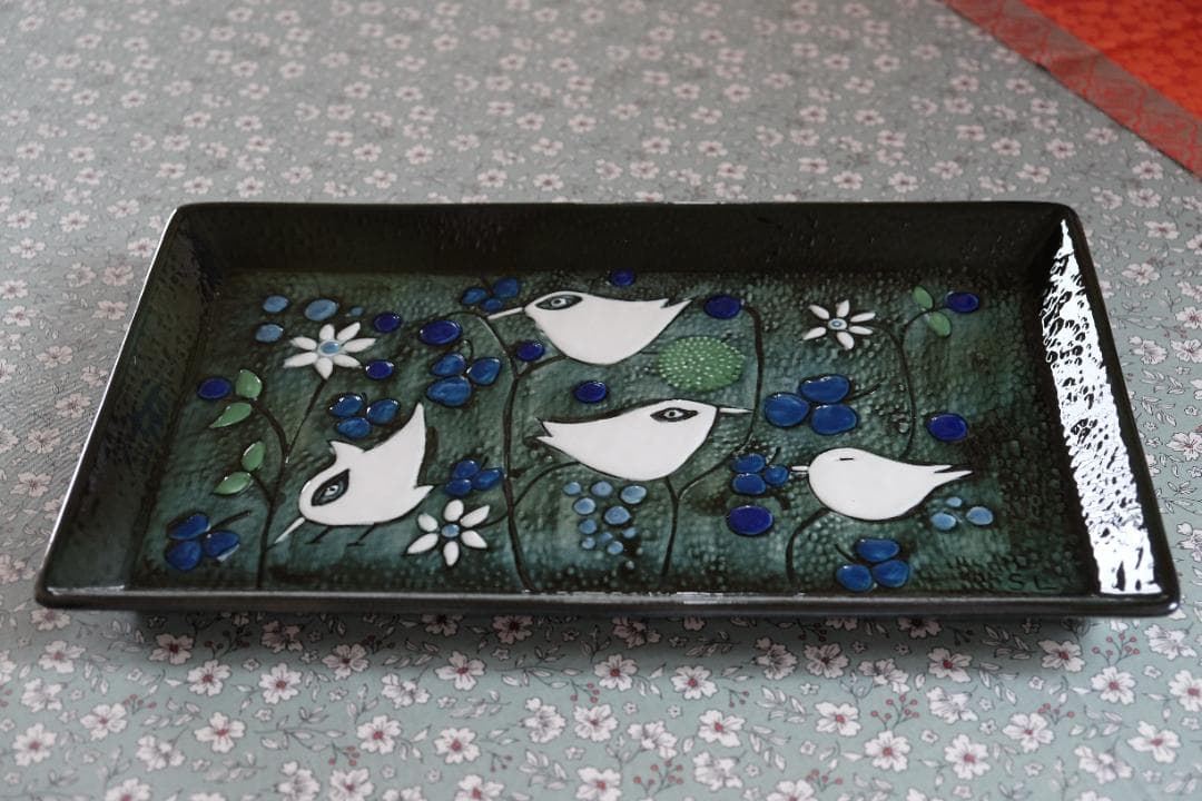 ロールストランド/シルヴィア・レウショヴィウス/陶板/プレート/リサラーソン