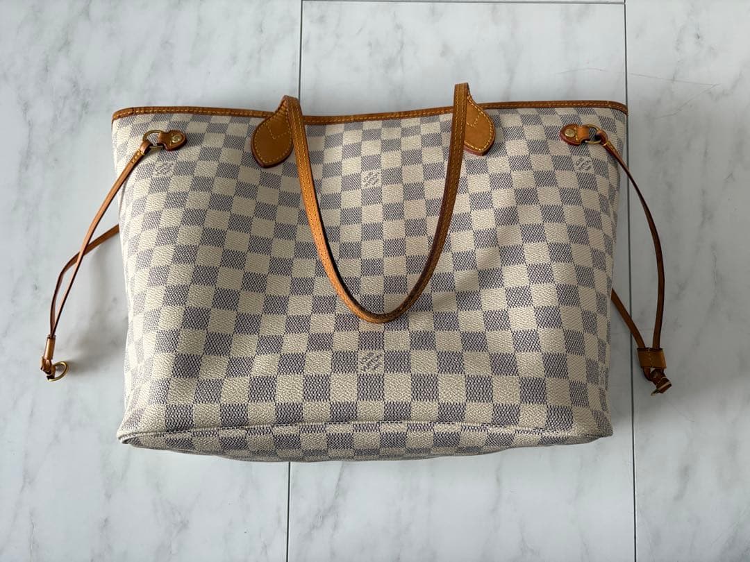 ルイヴィトン ネヴァーフル MM ダミエ・アズール