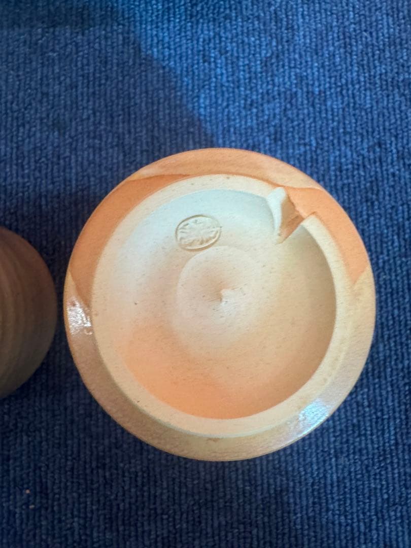 1876  十二世 坂高麗左衛門 萩焼　夫婦湯呑