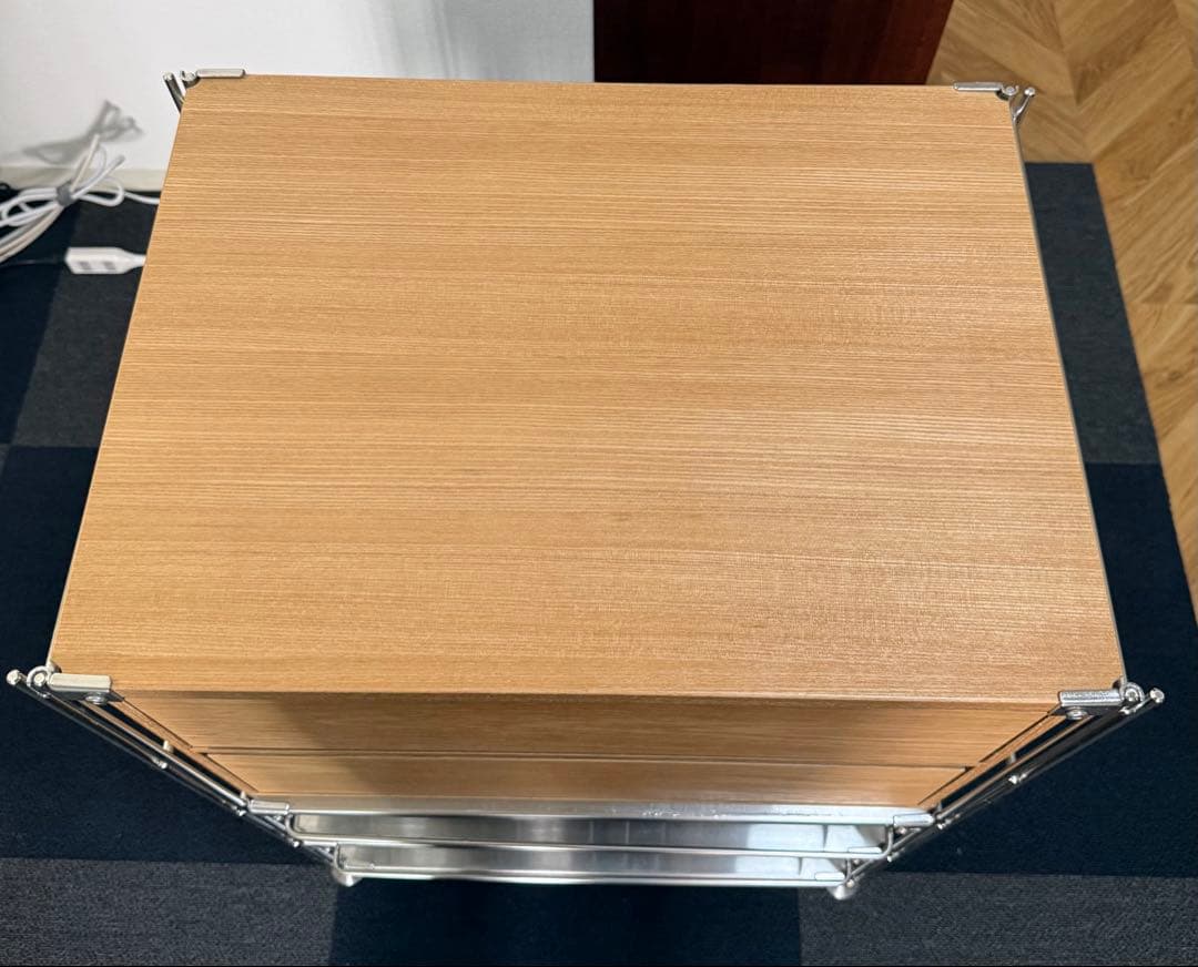 無印　ユニットシェルフ×木製引き出しセット