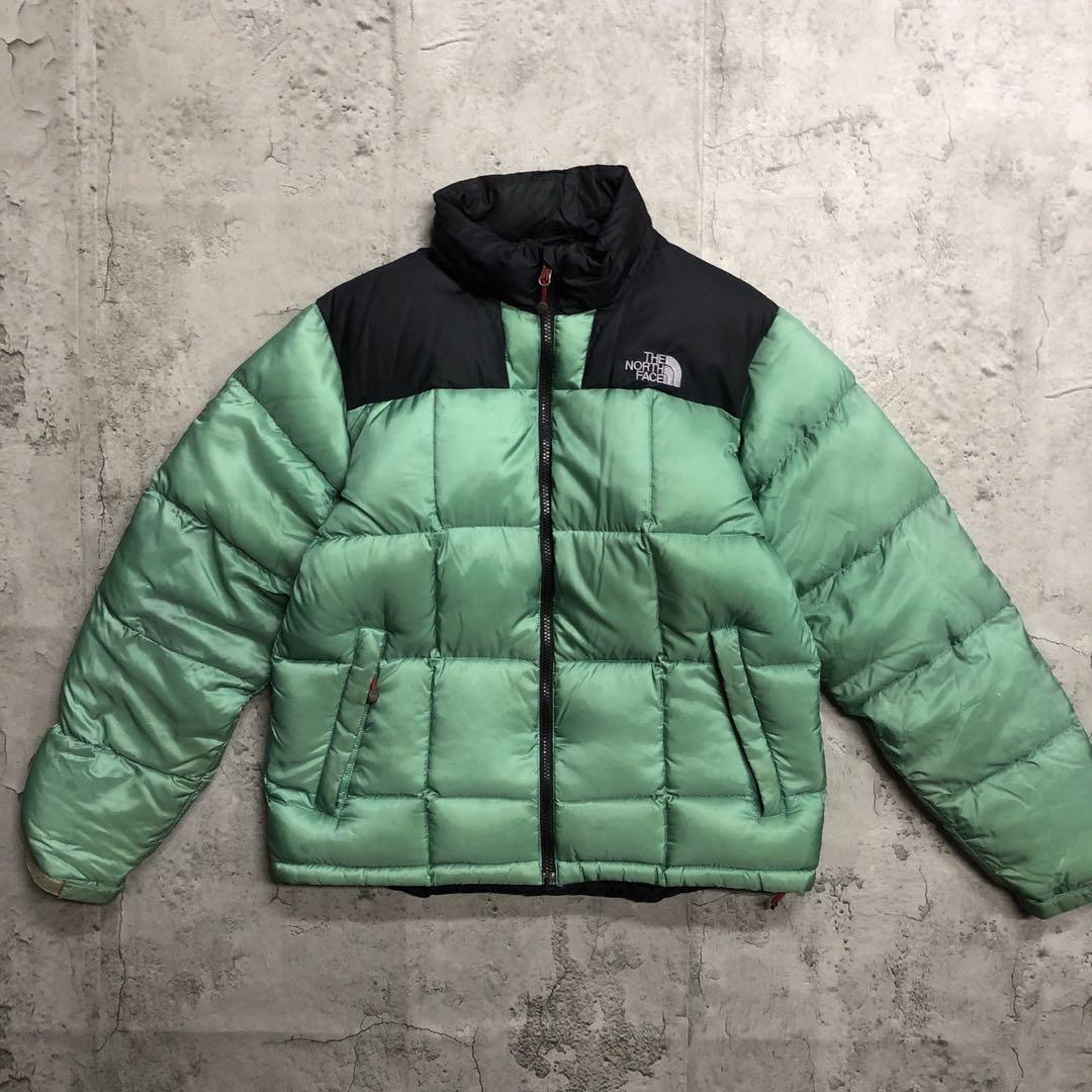 ザノースフェイス　800フィル　ローツェ　ダウンジャケット　グリーン　ヌプシ