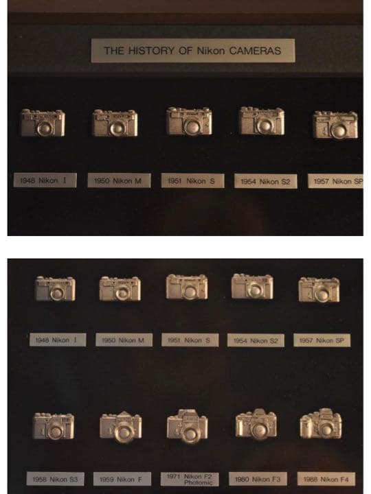 NIKON 『THE HISTORY OF Nikon CAMERAS』木製額