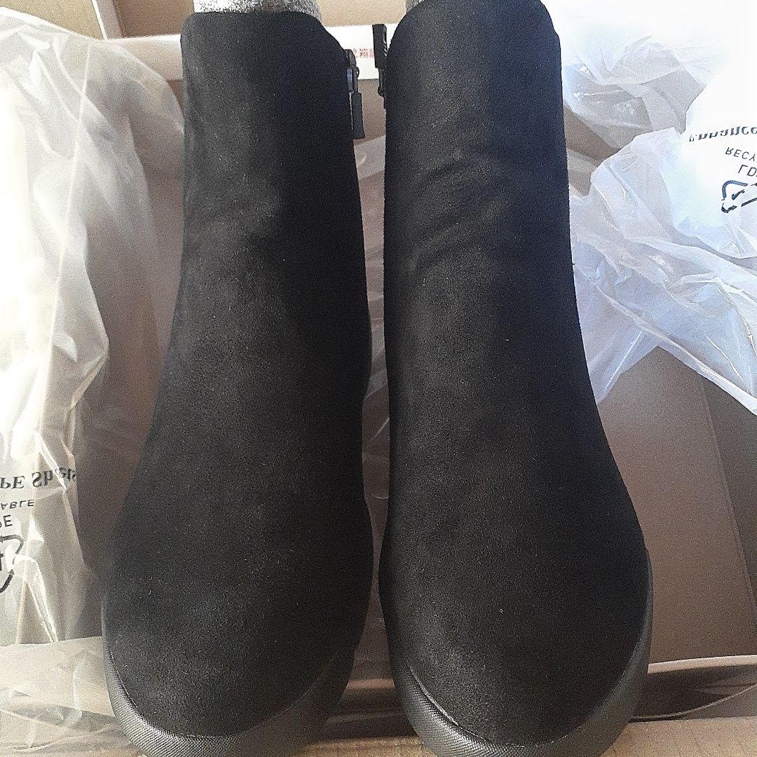 fitfit ソフトレザーミドルブーツ