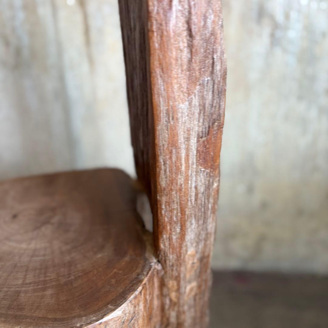 天然木　切り株 丸太 無垢材チェア　ヴィンテージ
