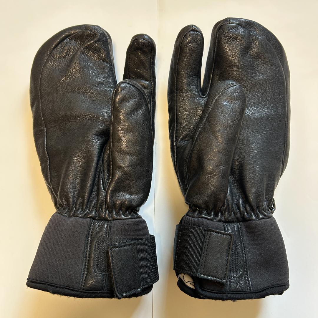 HESTRA ブラック ミトングローブ サイズ7