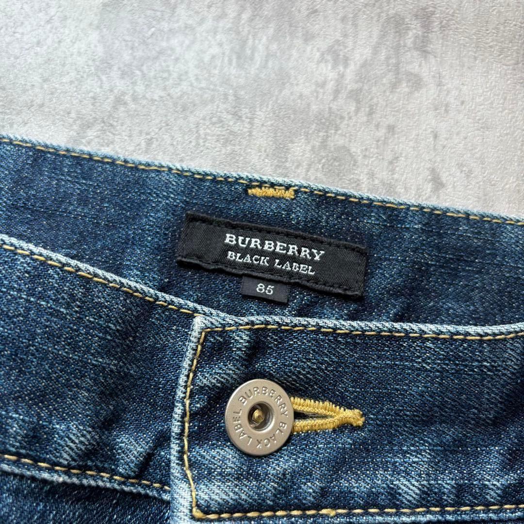 パンツ 00s BURBERRY BLACK LABEL flare jeans y2k