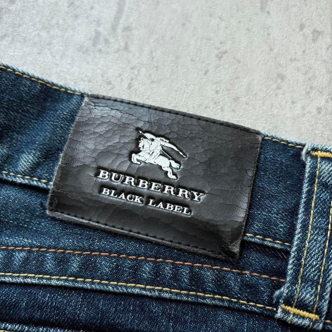 パンツ 00s BURBERRY BLACK LABEL flare jeans y2k