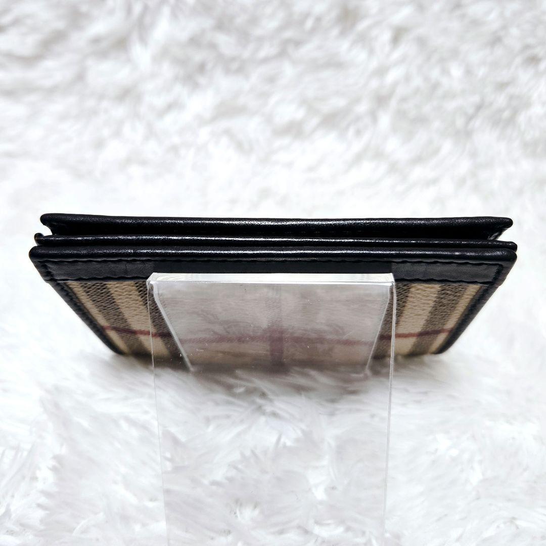 希少 ホースロゴ BURBERRY 名刺入れ カードケース ノバチェック レザー