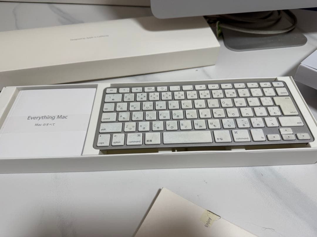 Apple iMac + ワイヤレスキーボード + iWork