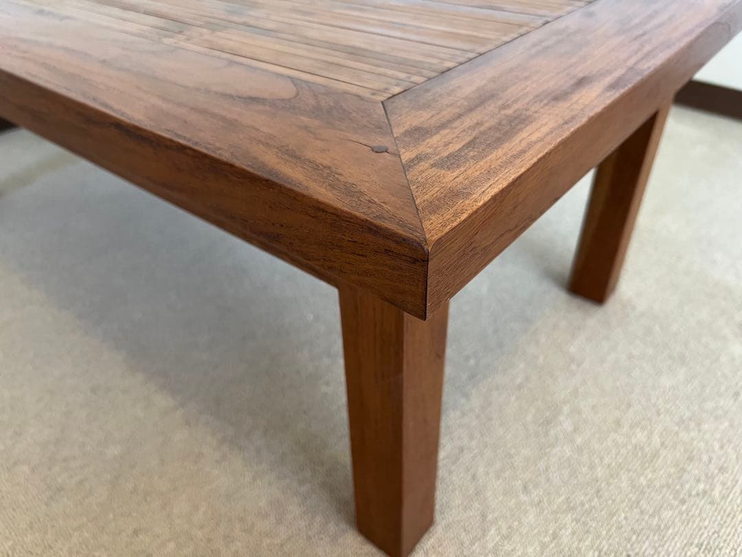 アジアン家具 天然木＆竹製 センターテーブル ローテーブル バリ インドネシア