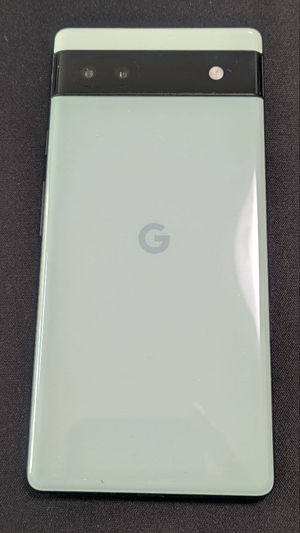 【中古】Google Pixel 6a 本体 充電ケーブル付き【保護ケース付】