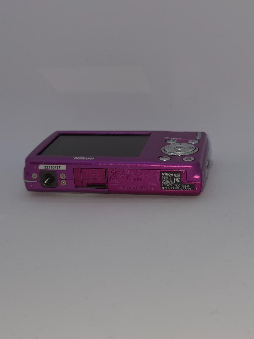 【スマホ転送OK】ニコン Nikon COOLPIX S220 ピンク