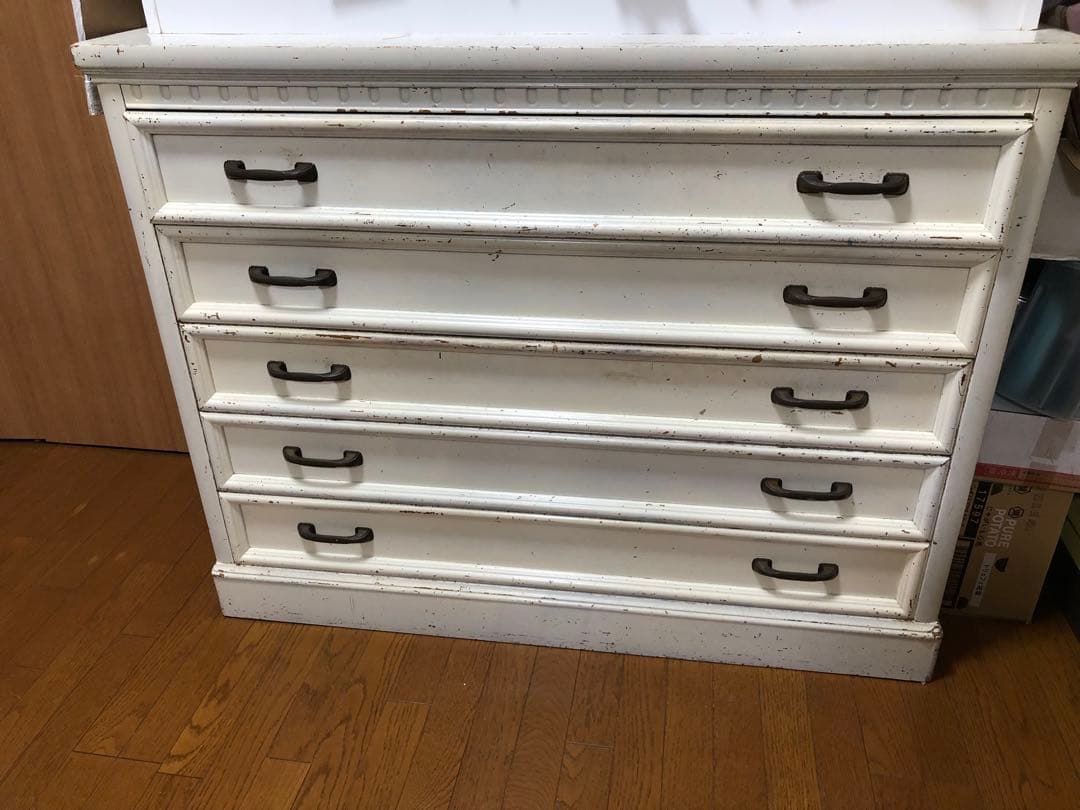 店舗什器使用　ヴィンテージ引き出し付き(広島引取り可)