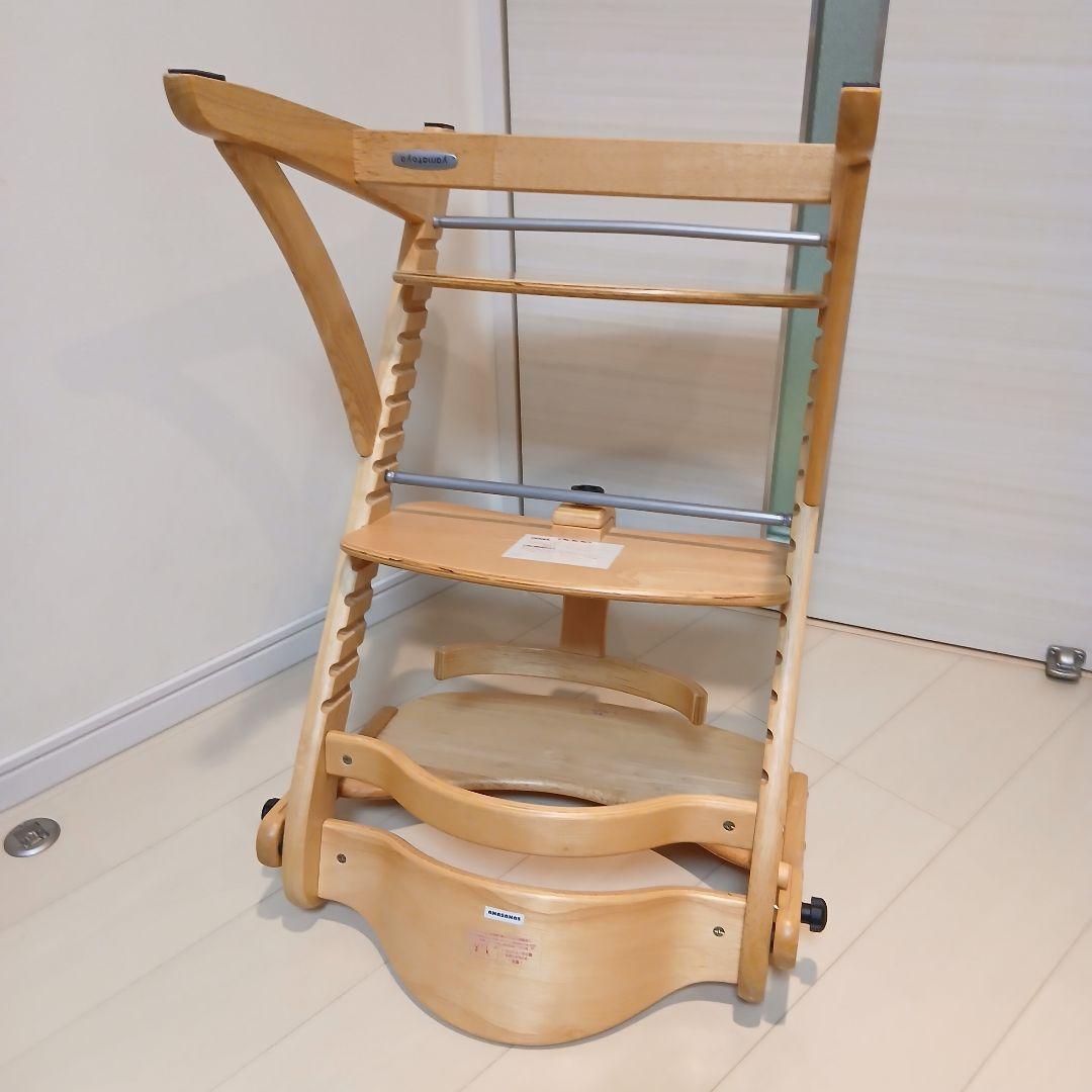 ☆美品☆大和屋　すくすくチェア イーエヌ　テーブル＆ガード付