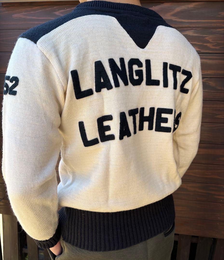 デッドストック 150着限定ラングリッツレザー ディーエン ウール セーター