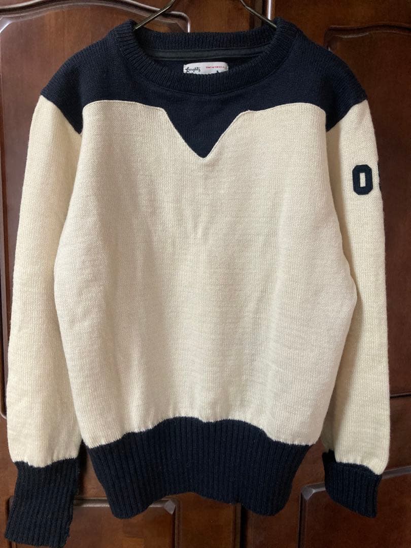 デッドストック 150着限定ラングリッツレザー ディーエン ウール セーター