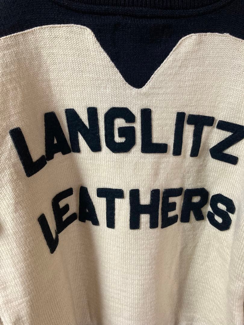 デッドストック 150着限定ラングリッツレザー ディーエン ウール セーター